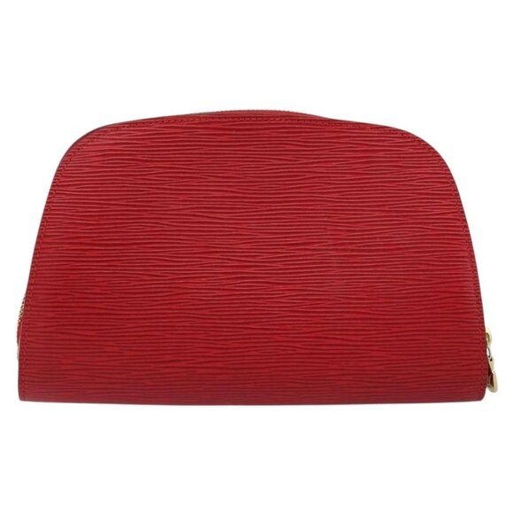 LOUIS VUITTON Epi Dauphine MM Pouch Red - Picture 2 of 16